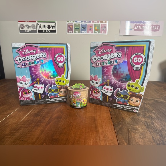Disney Other - Disney doorables NIB bundle. Lets party wave 1 & in full bloom.